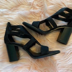 Gorgeous Black Suede Like Heels